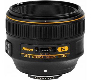 لنز نیکون مدل AF-S Nikkor 58mm f/1.4G