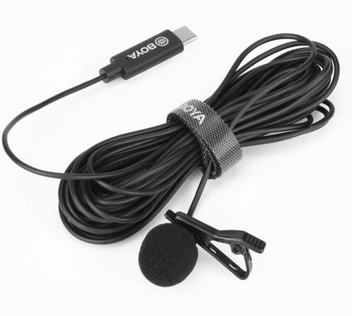 میکروفن یقه ای بویا BOYA BY-M2D Dual Clip-on Lavalier Microphone For IOS